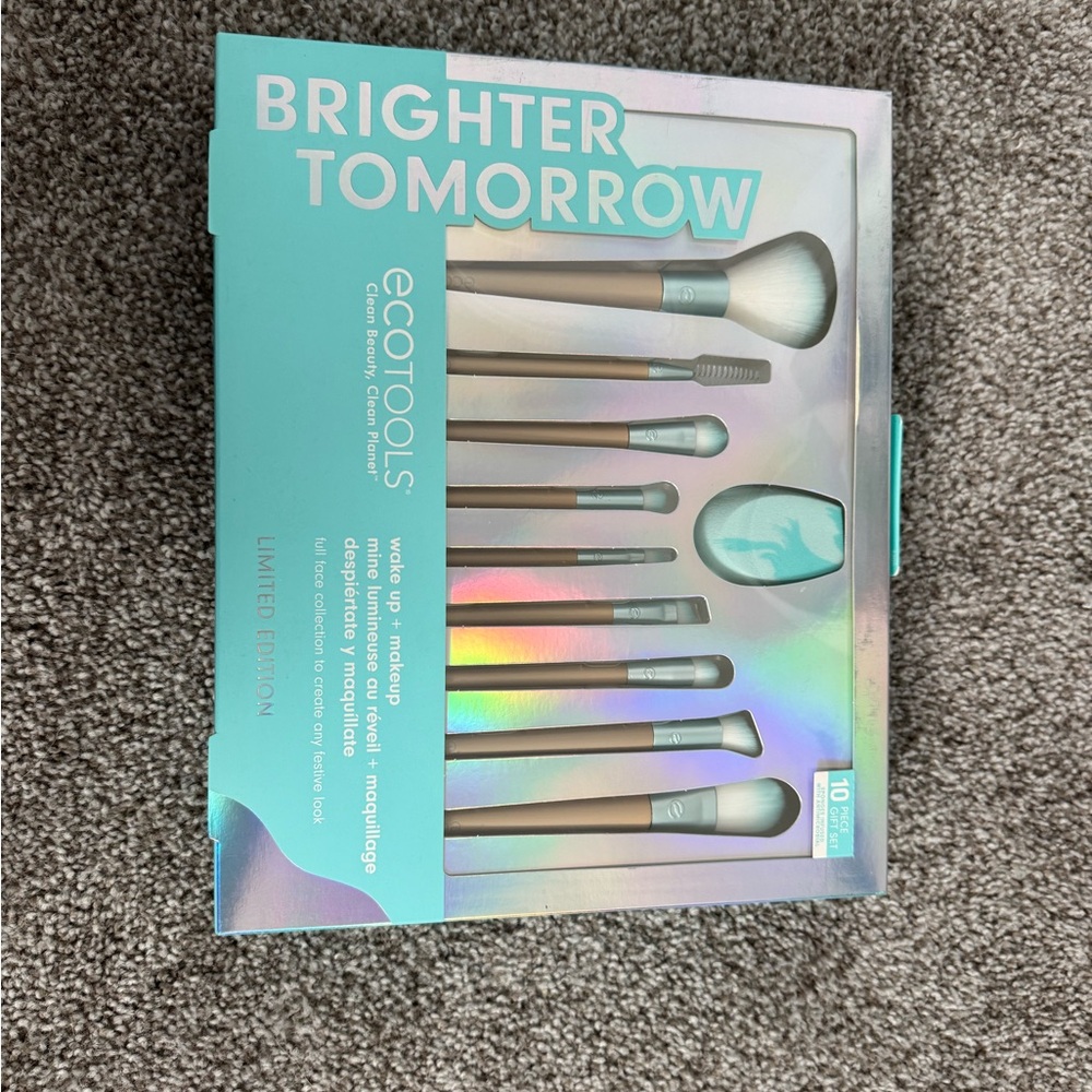 EcoTools Brighter Tomorrow Brush Set - Teal and Silver